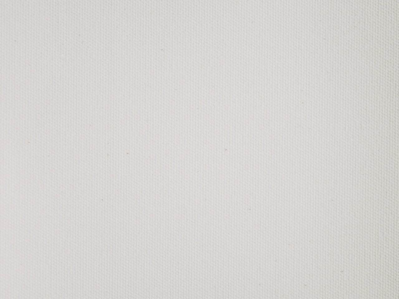 Close-up of a white cotton canvas with a fine, even weave